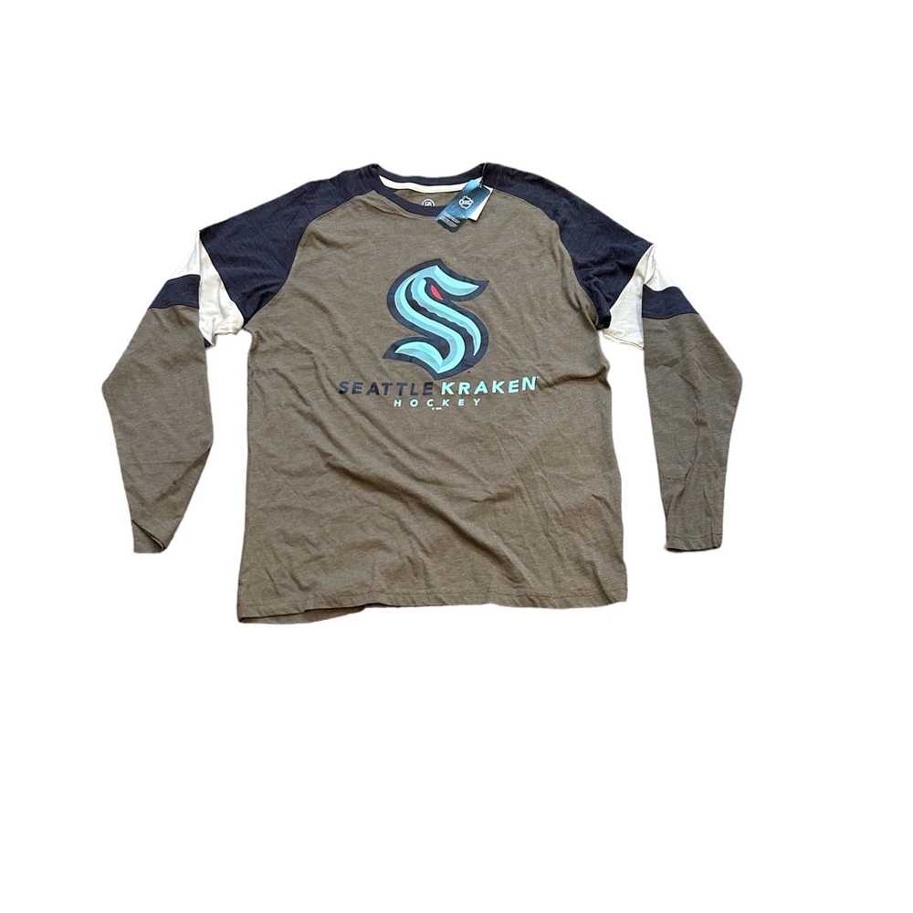 Seattle Kraken Men’s Graphic Logo Long Sleeve Shirt